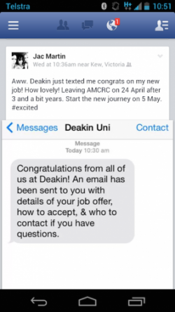 Some Love From a New Hire at Deakin University