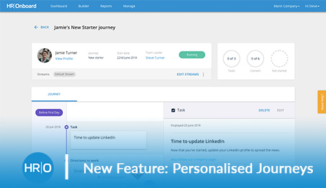 Personalising the employee onboarding experience