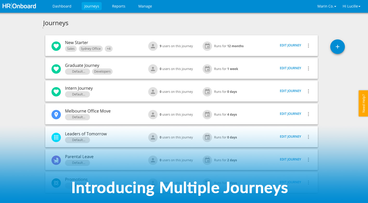 Introducing: A better way to manage employee journeys