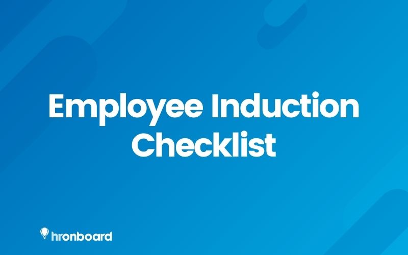 Induction Checklist for New Employees
