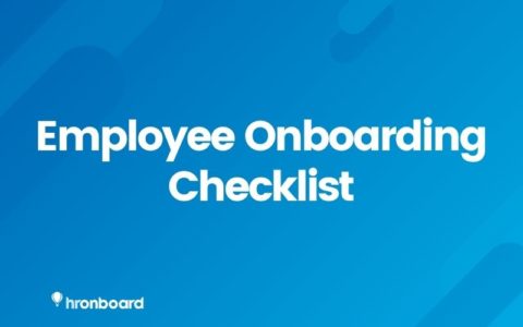 New Employee Onboarding Checklist [Free PDF] | HROnboard