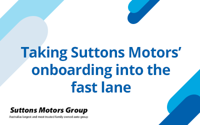 Taking Suttons Motors’ onboarding into the fast lane